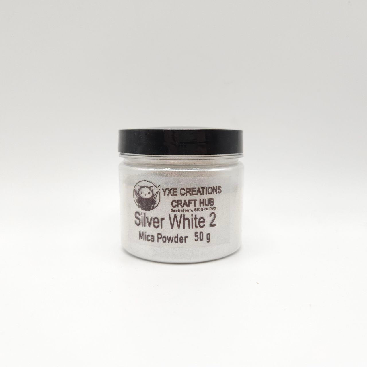 Silver White 2 - Mica Powder - 50 g jar