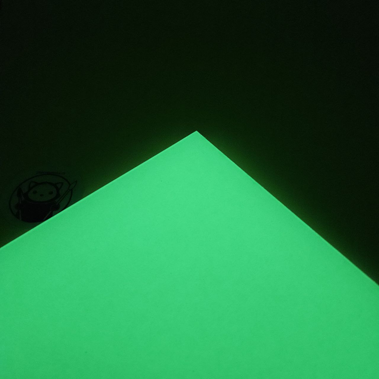 Glow in the Dark - Acrylic - Green - in the dark
