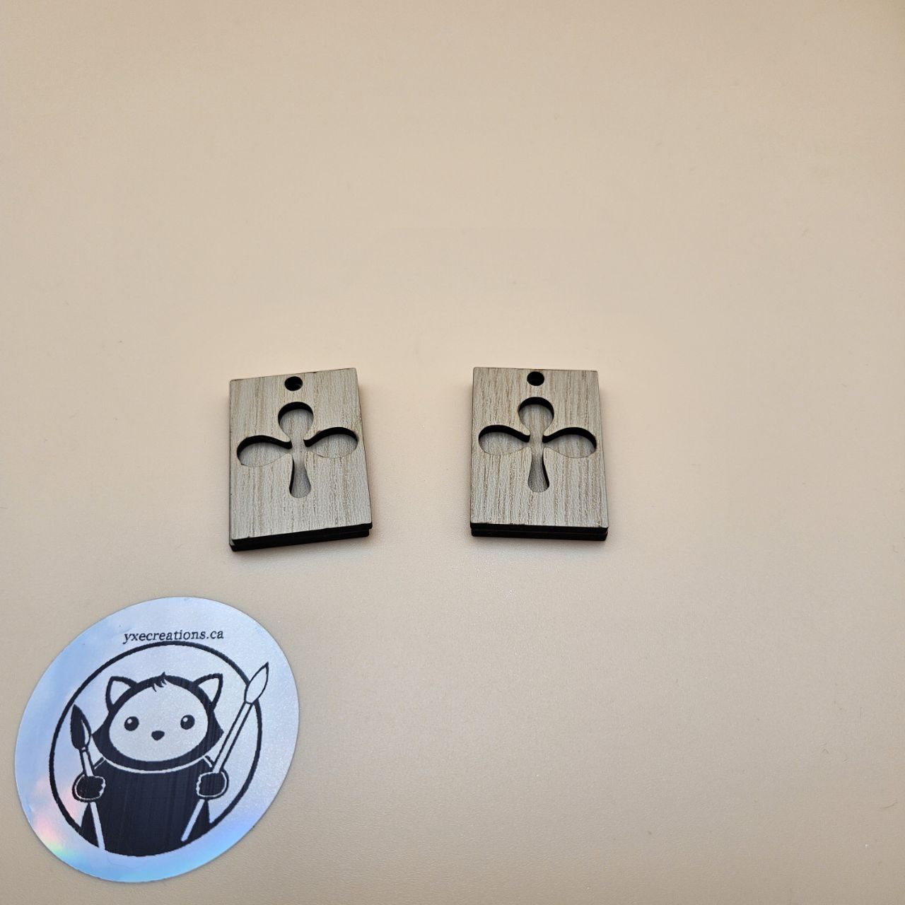 Rectangle Clubs Resin Fill and Design Blanks