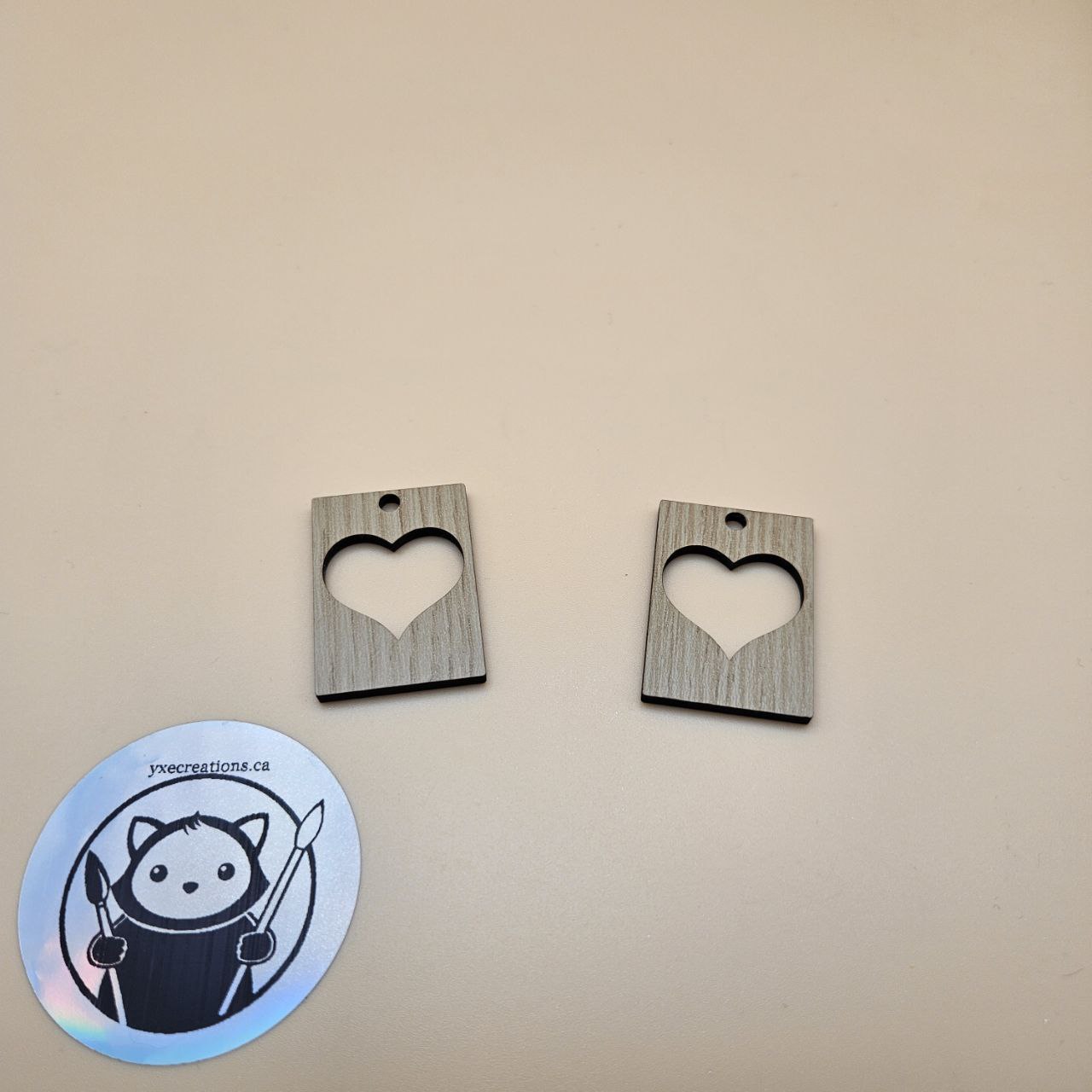 Rectangle Hearts Resin Fill and Design Blanks