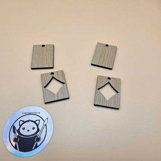 Rectangle Diamonds Resin Fill and Design Blanks