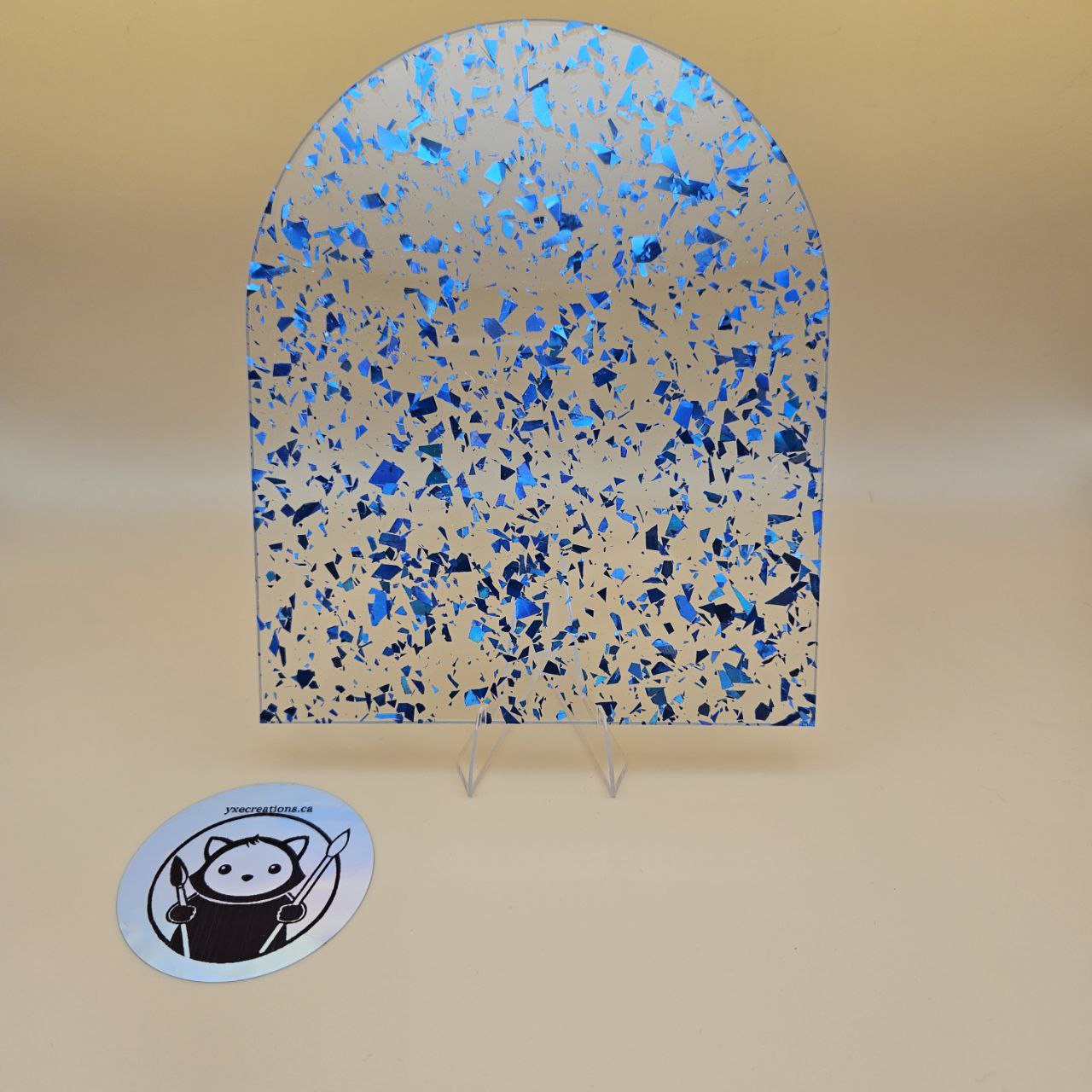 Glitter Foil Flakes Ach Acrylic Blank