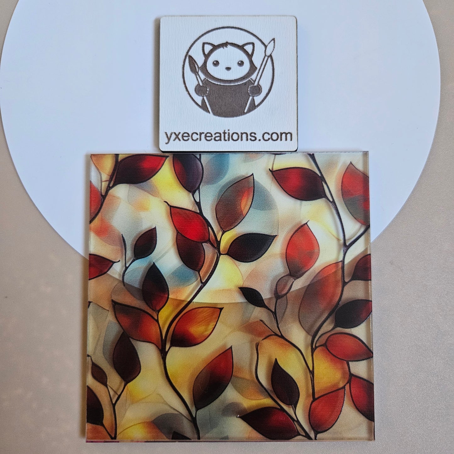 Stained Glass Imitation - Leaves and Branches - Next Level Sheet