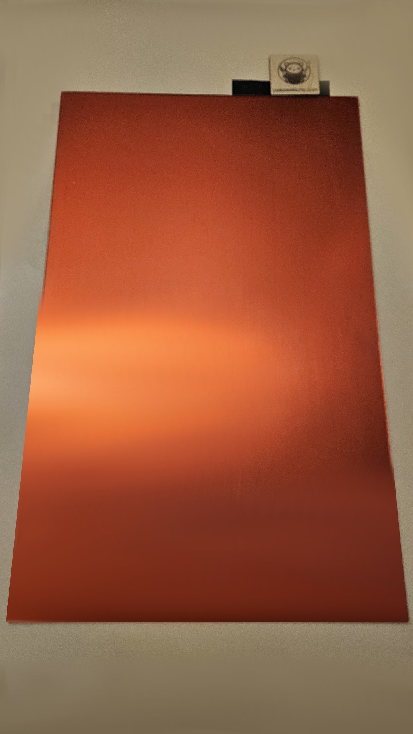 Mirror Acrylic Sheet - Red - 2.6 mm