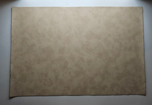 Beige / Engraves Black - Matte Vintage - Leatherette Sheet - PU Material