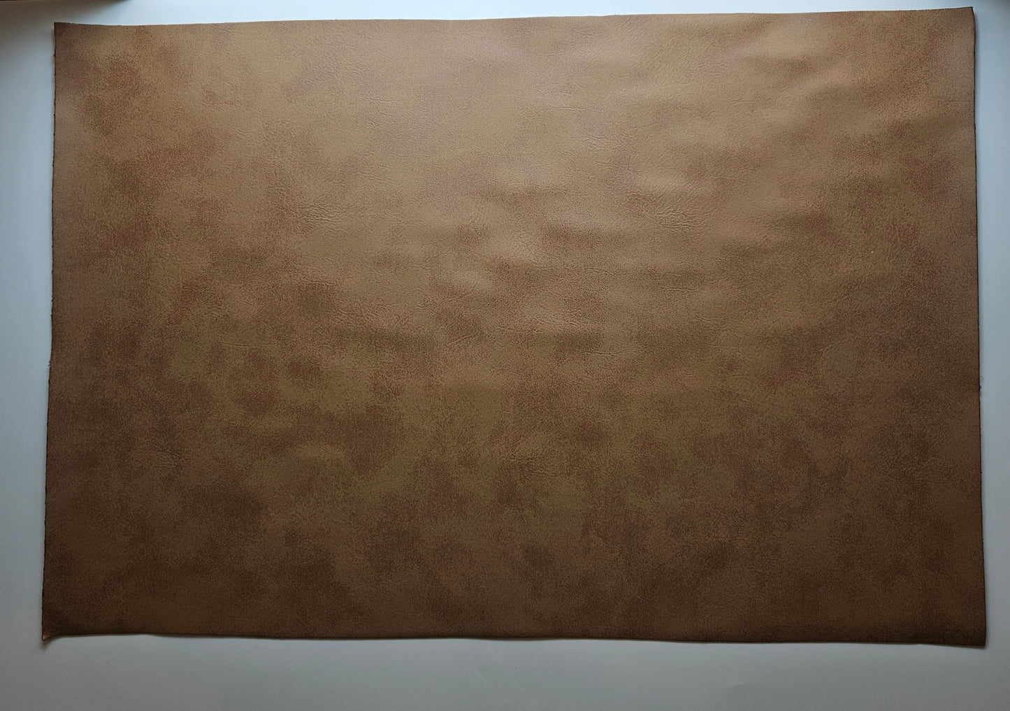 Khaki / Engraves Black - Matte Vintage - Leatherette Sheet - PU Material