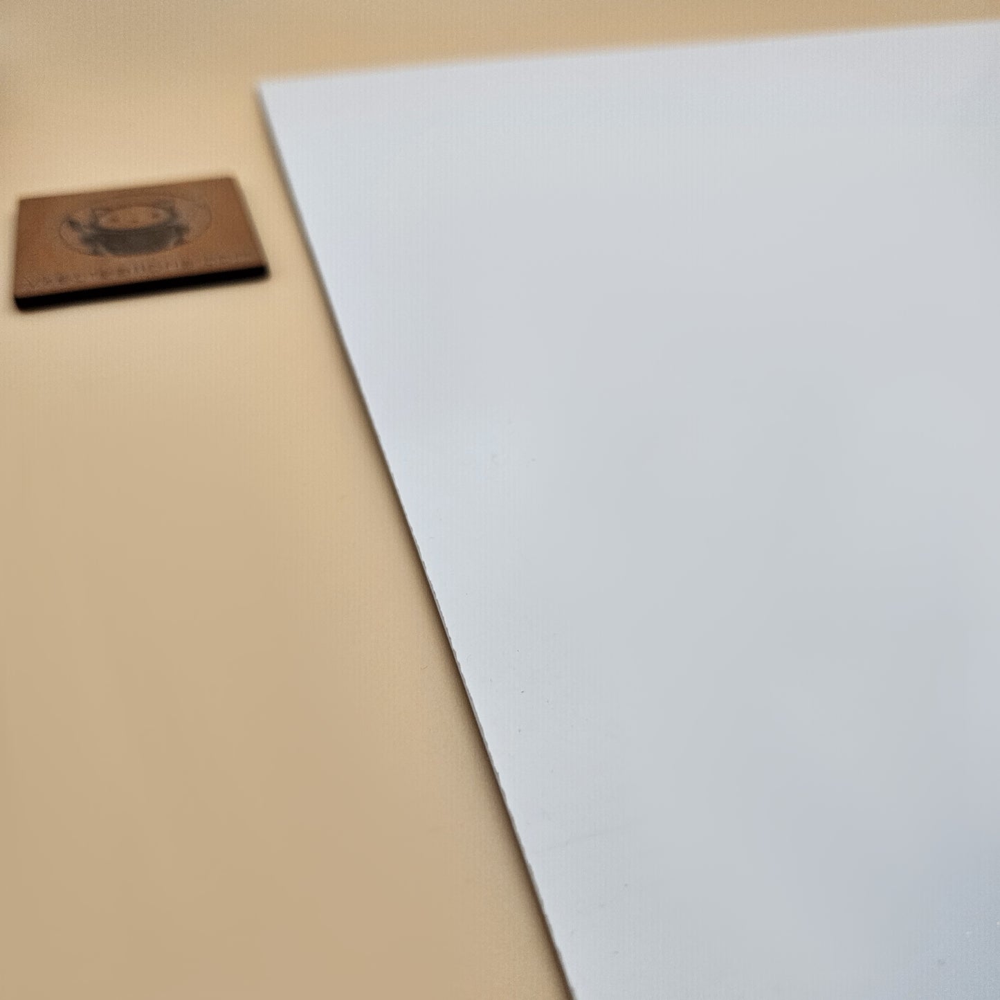 Two-Tone Engravable Acrylic - Blue - Engraves White