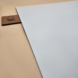 Two-Tone Engravable Acrylic - White - Engraves Blue