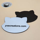 Two-Tone Engravable Acrylic - White - Engraves Black