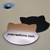 Two-Tone Engravable Acrylic - Bright Brushed Copper - Engraves Black