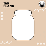 Ready-to-Paint Primed MDF Blank - Jar
