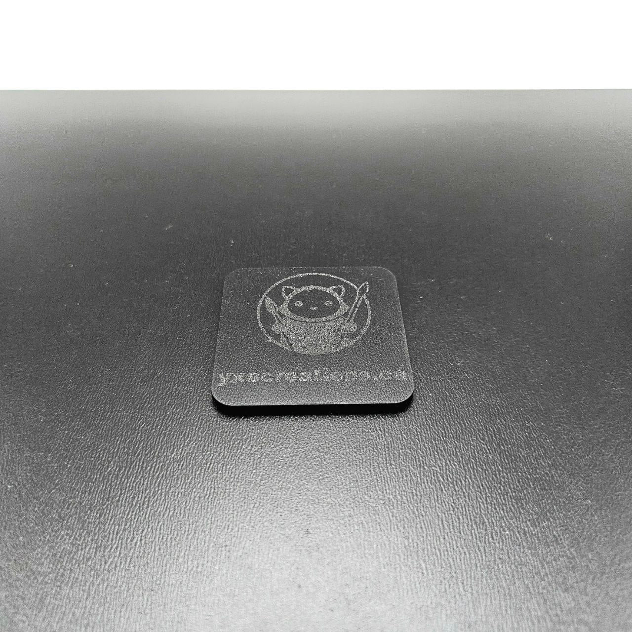 Black Laser Plywood - Engraved