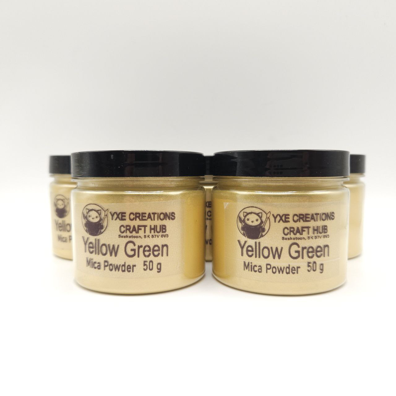 Yellow Green - Mica Powder - 50 g jar