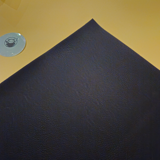 Black - Engraves Silver - Leatherette Sheet – PU Material - Corner