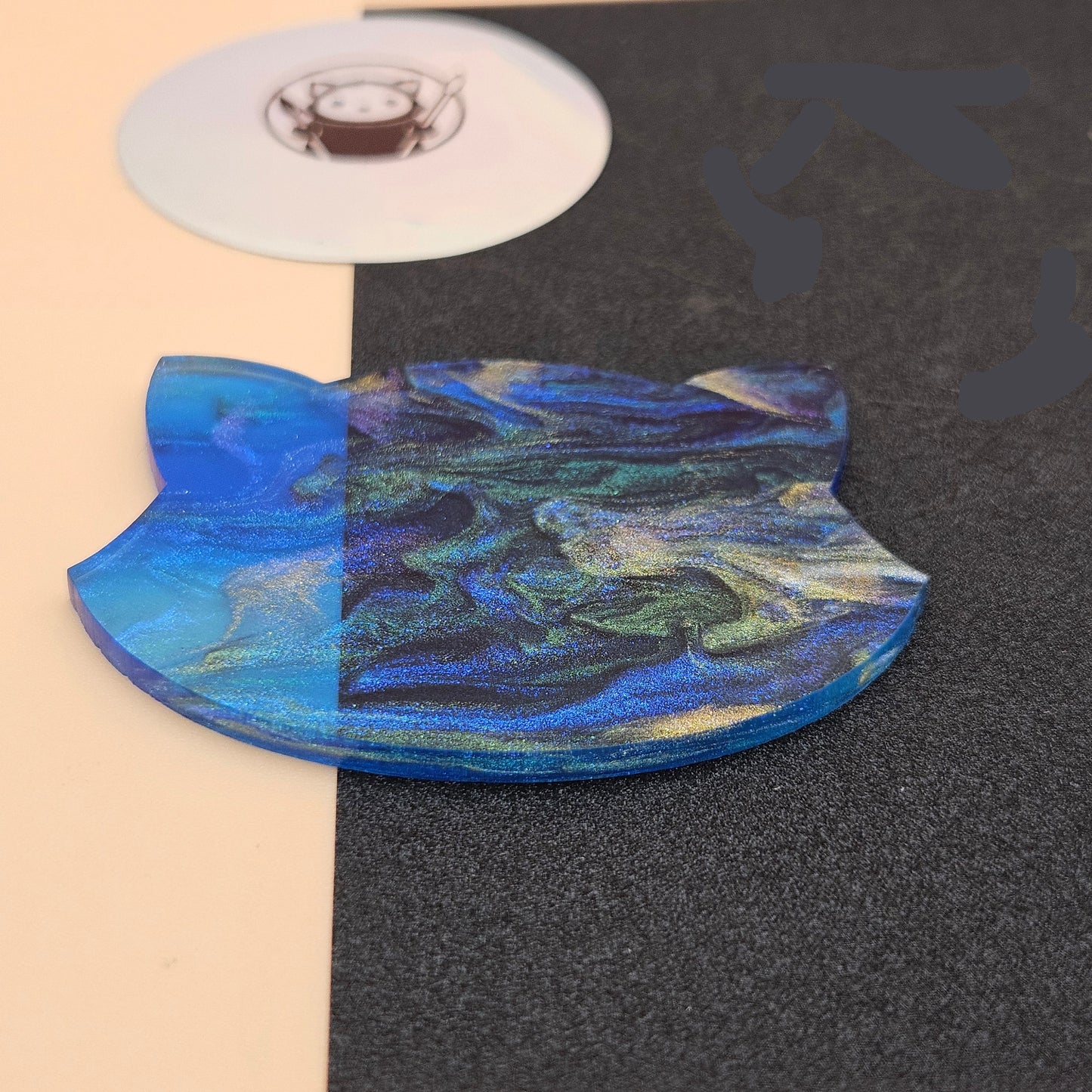 Blue Radiance Acrylic Swatch
