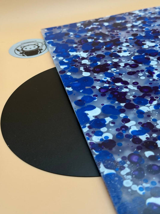 Blue and White Designer Acrylic sheet for Crafts from YXE Creations Craft Hub