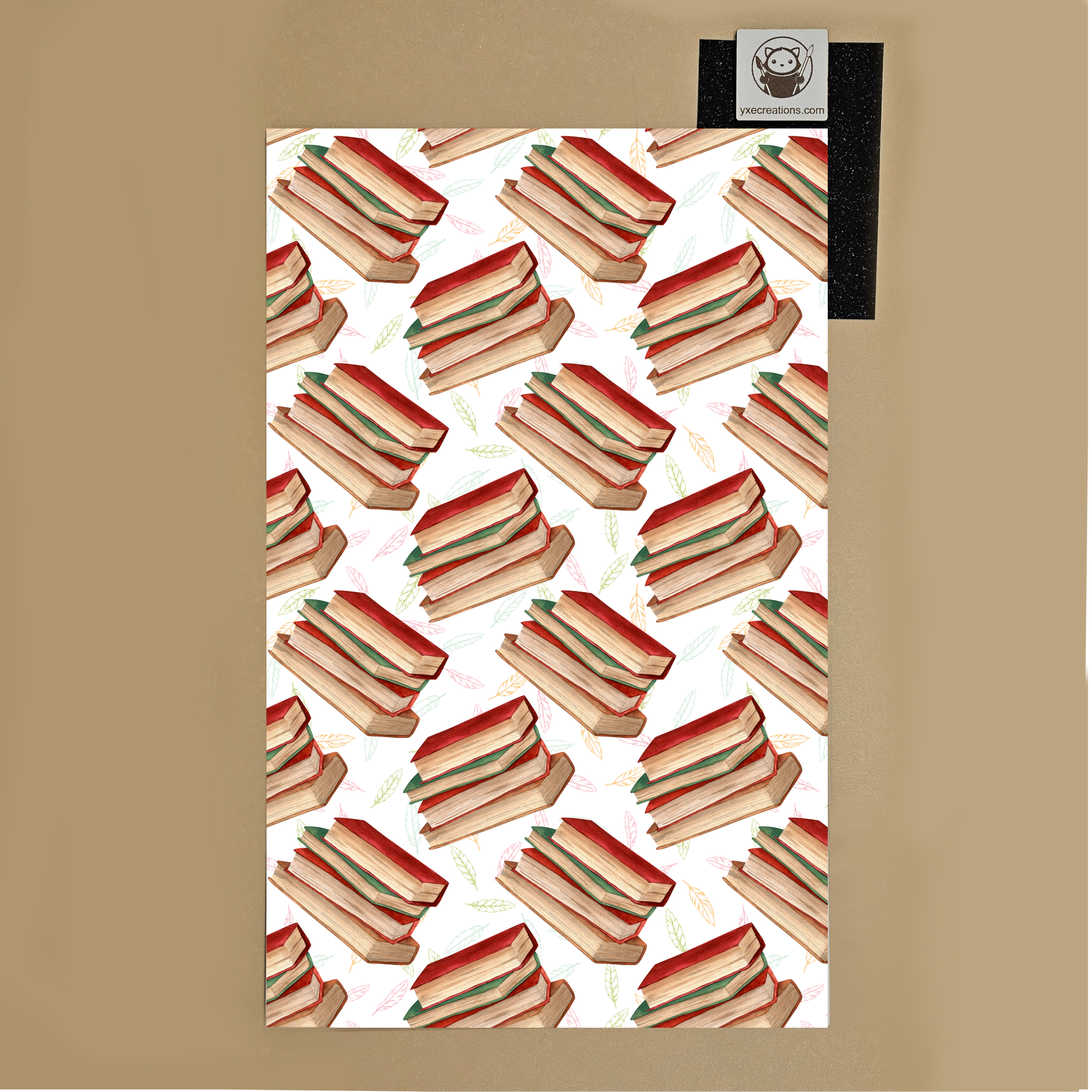 Next Level Sheets - Printed Acrylic and Plywood - Books and Feathers Preview