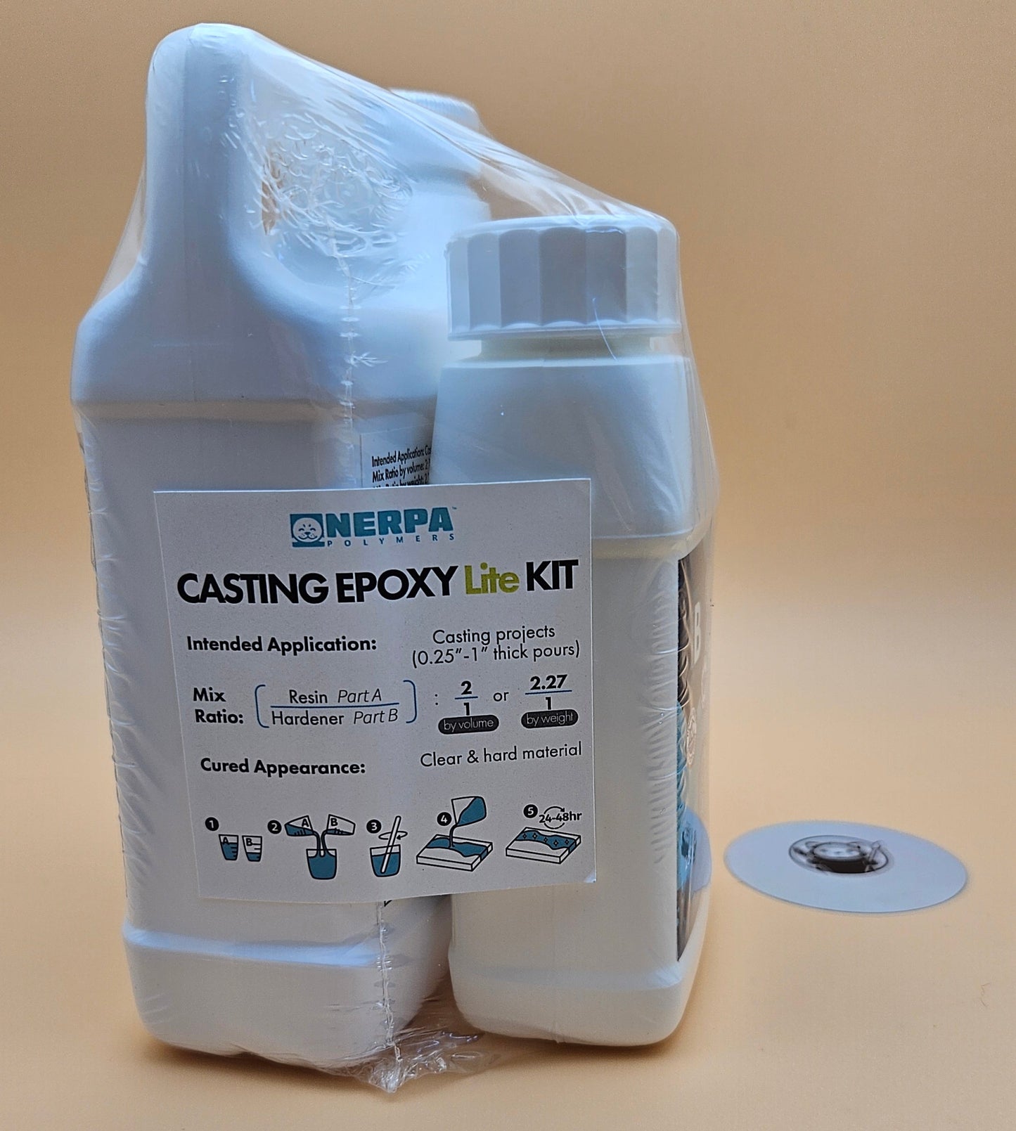 Casting Epoxy Lite - Side View Instructions