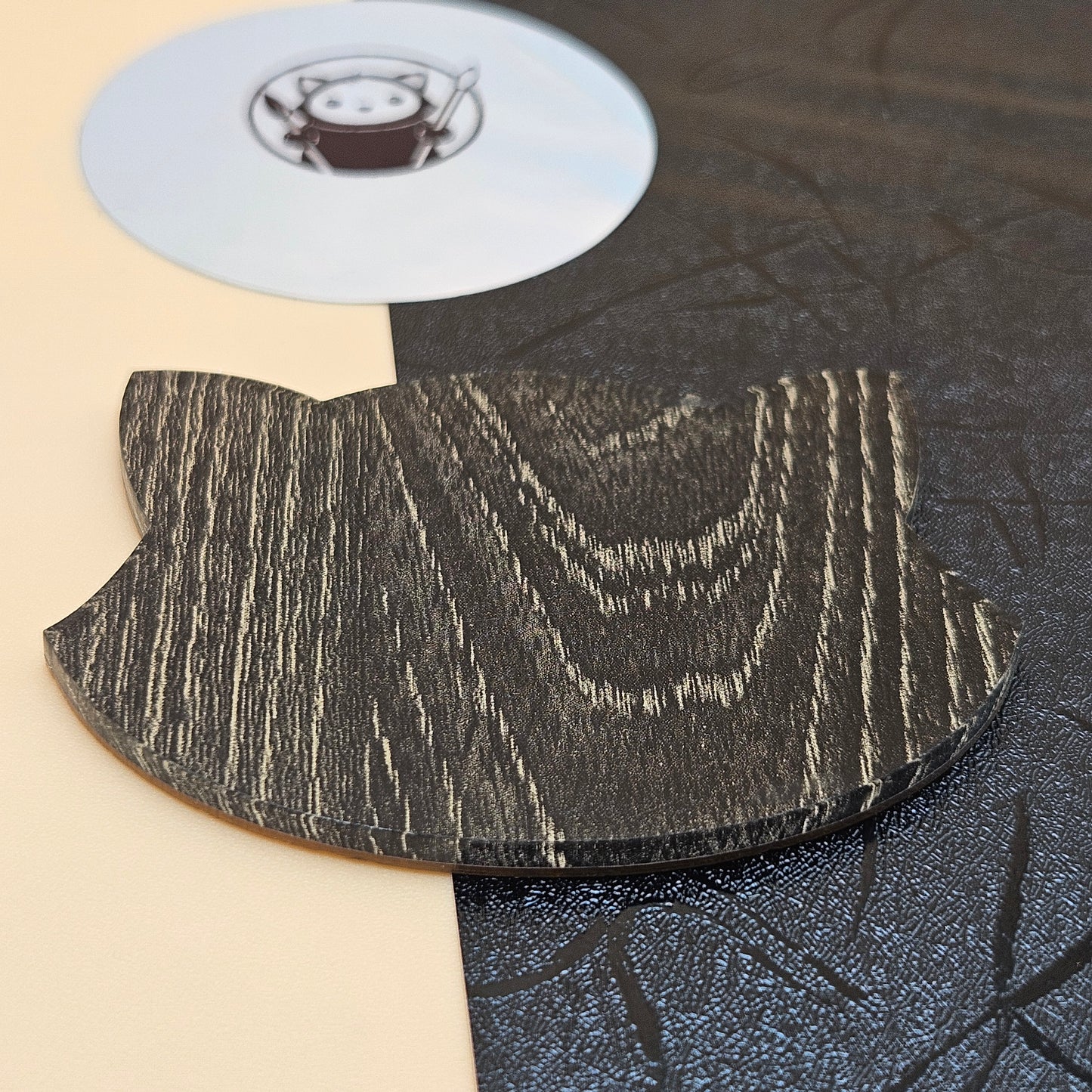 Dark Wood Acrylic Swatch