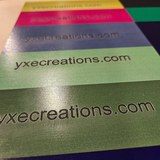 Double Colour Next Level Sheet - Engraves in black