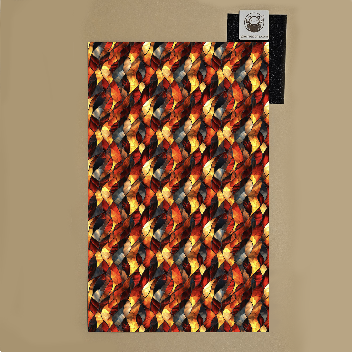 Stained Glass Imitation - Ember - Next Level Sheet