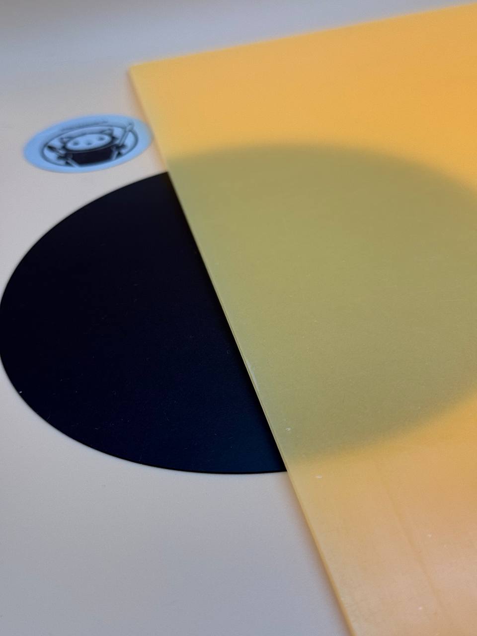 Glow in the Dark Orange Acrylic sheet for Crafts from YXE Creations Craft Hub