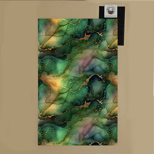 Alcohol Ink - Green Gold #2 - Next Level Sheet