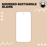 Sublimation Acrylic Blank - Rounded Rectangle