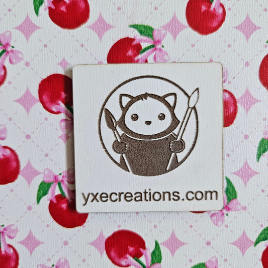 Next Level Sheet - Printed Acrylic and Plywood Sheets - Apples and bows - Close Up