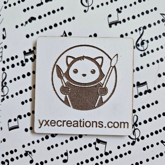 Next Level Sheet - Printed Acrylic and Plywood Sheets - Music Dots - Close Up