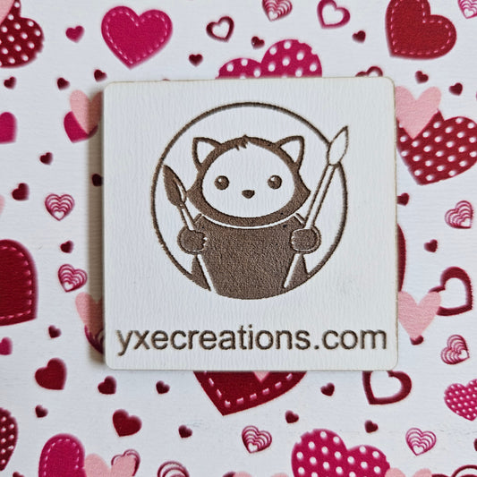 Next Level Sheet - Printed Acrylic and Plywood Sheets - Patterned Hearts - Close Up