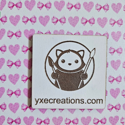 Next Level Sheet - Printed Acrylic and Plywood Sheets - Pink Hearts and Pink Bows - Close Up
