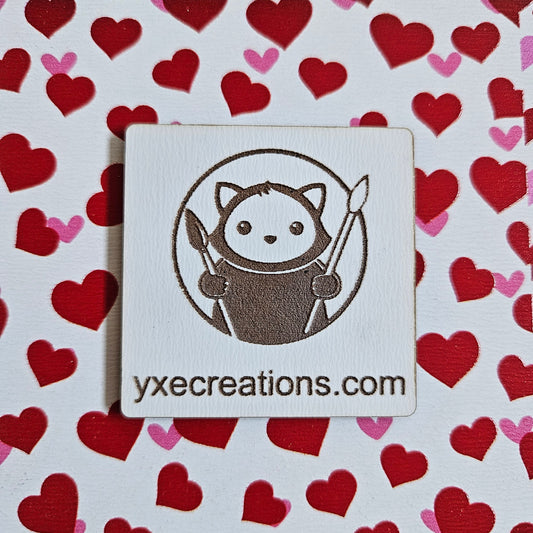 Next Level Sheet - Printed Acrylic and Plywood Sheets - Red and Pink Hearts - Close Up