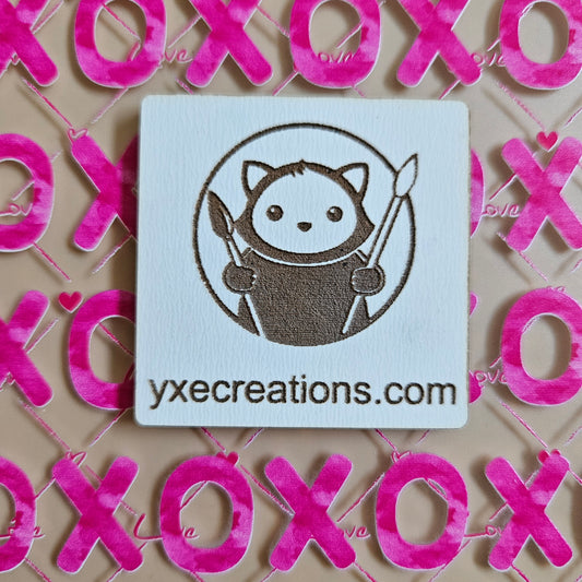 Next Level Sheet - Printed Acrylic and Plywood Sheets - XOXOs - Close Up Black