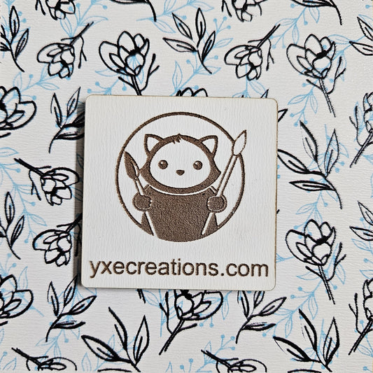 Next Level Sheet for laser cutting - Black and Blue Simple Flowers - Pattern Acrylic and Plywood