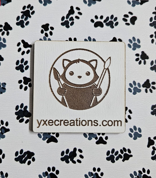 Next Level Sheet for laser cutting - Pattern Acrylic and Plywood - Black and Gray Paws Close Up