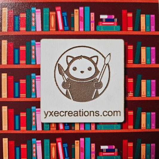 Next Level Sheets - Printed Acrylic and Plywood - Simple Bookshelves Close Up