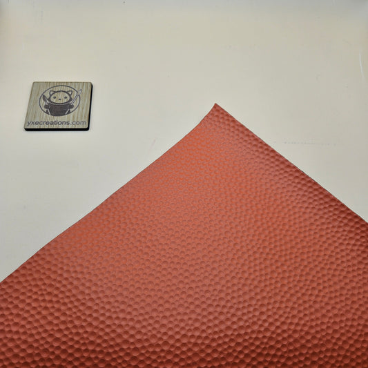 Orange Leatherette - Golf Texture Edge