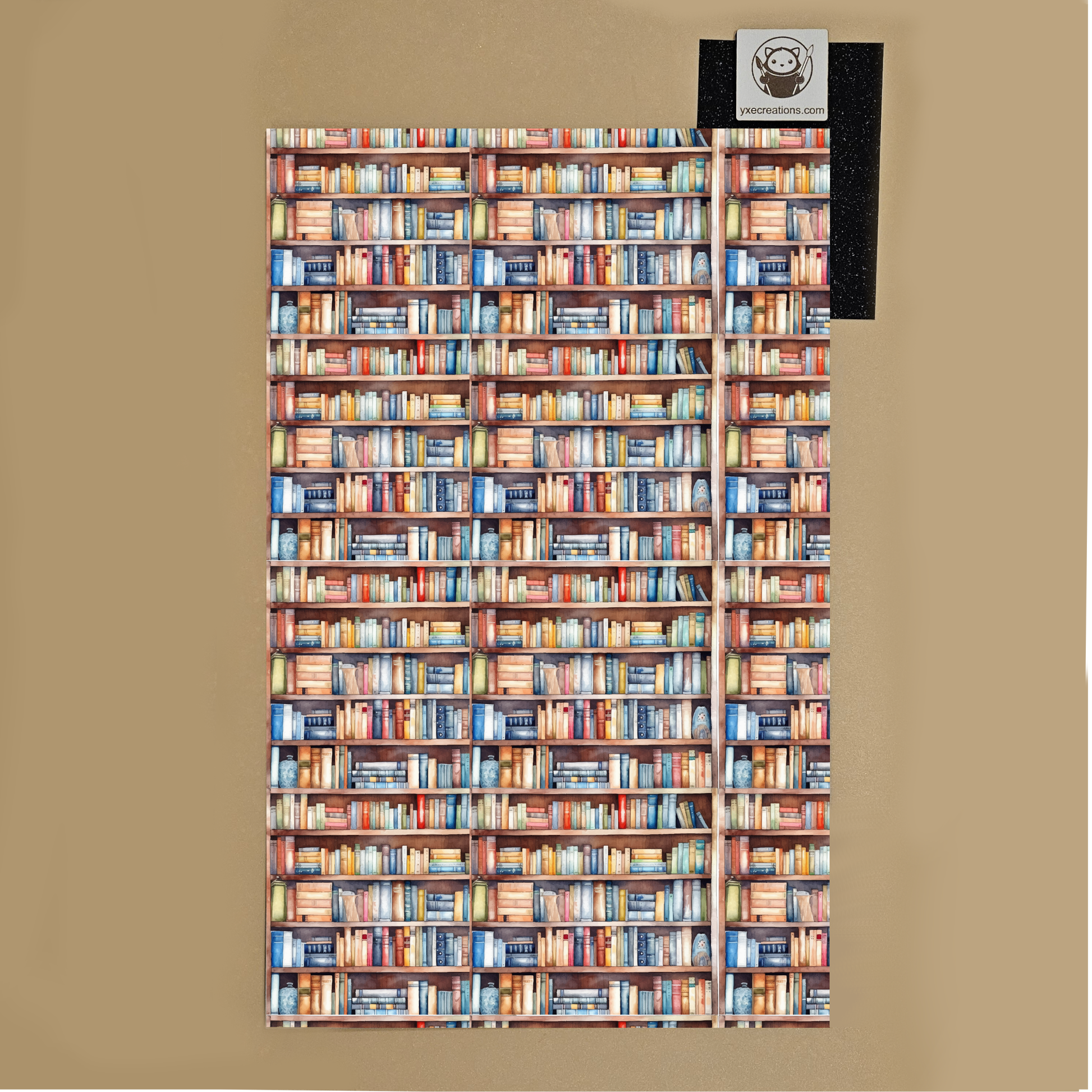 Next Level Sheets - Printed Acrylic and Plywood -  Pastel Bookshelves Preview