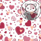 Patterned Hearts - Next Level Sheet