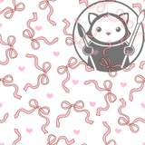 Pink Ribbons and Hearts - Next Level Sheet