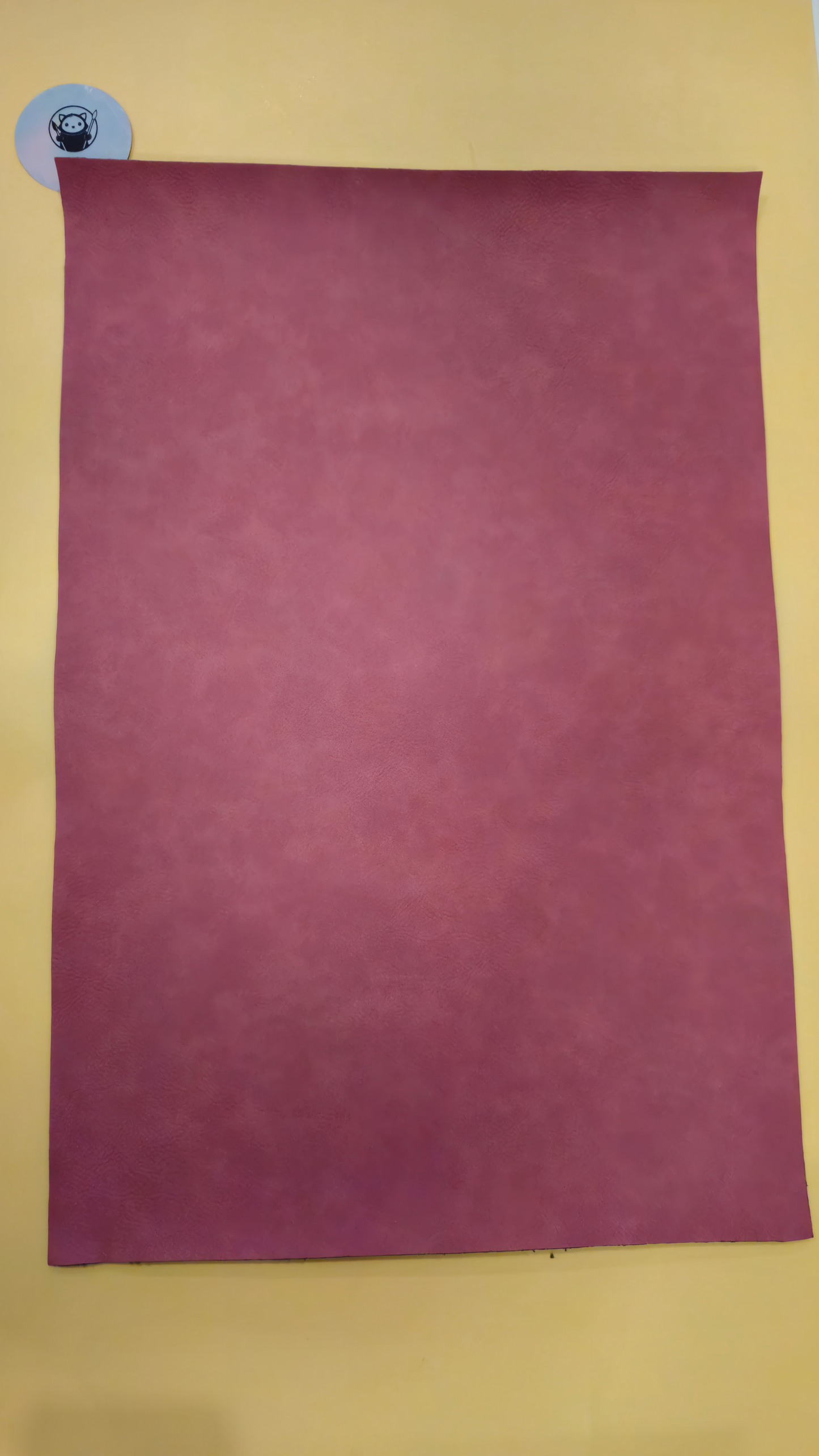 Pink - Engraves Black- Leatherette Sheet – PU Material - Sheet