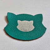 Green - Engraves Golden - Leatherette Sheet – PU Material