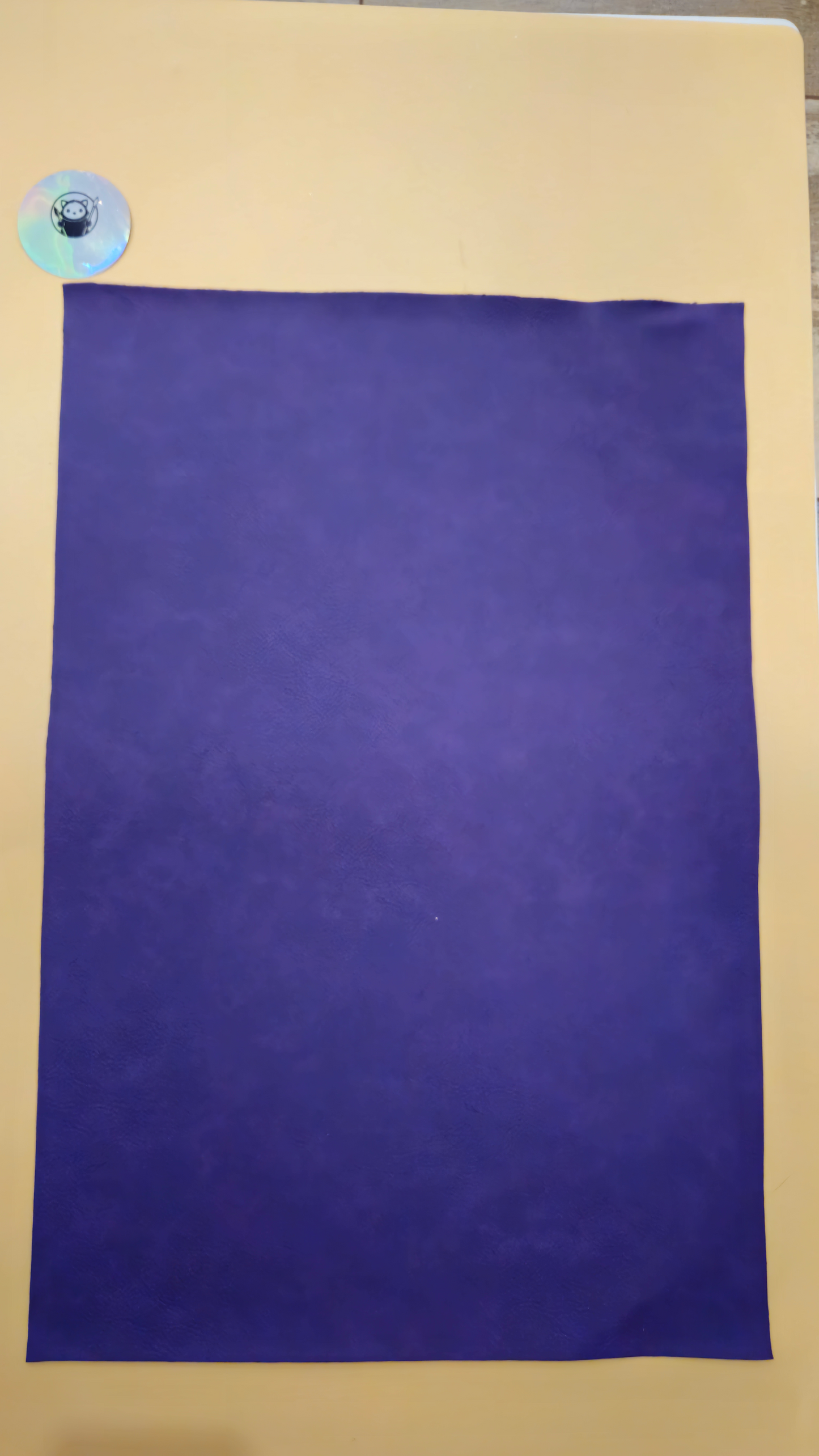 Purple - Engraves Black - Leatherette Sheet – PU Material - Sheet