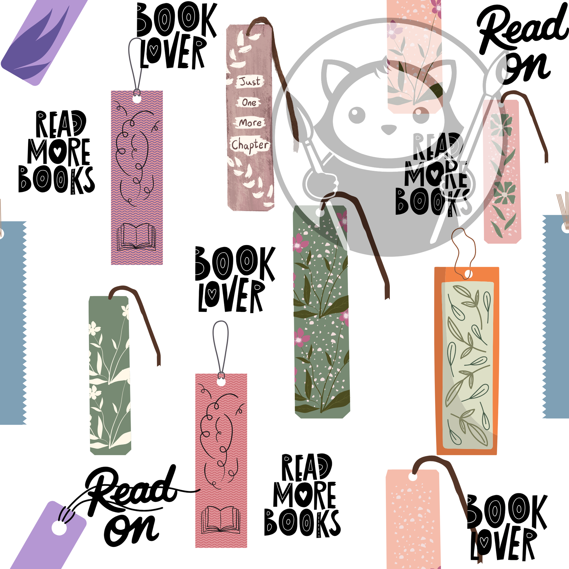 Next Level Sheets - Printed Acrylic and Plywood - Read More Books Pattern