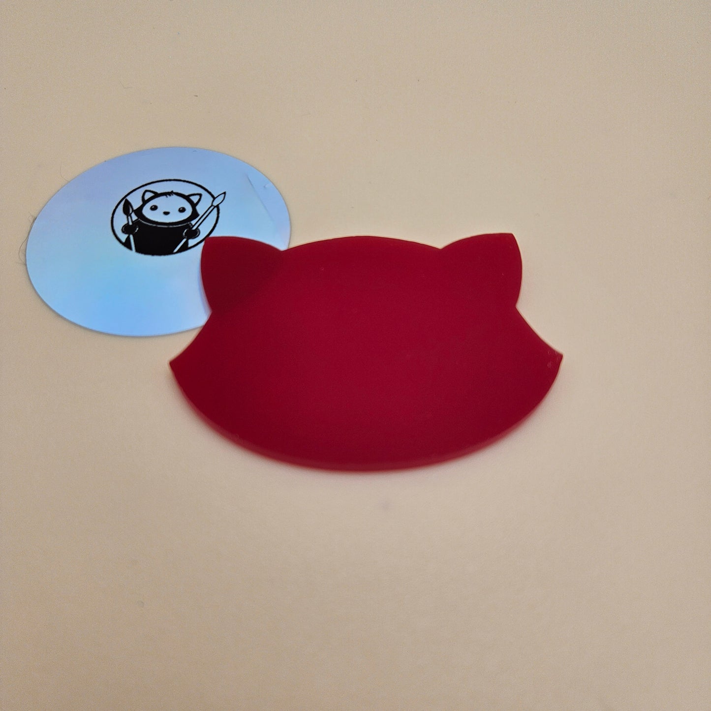 Red Acrylic Sample Swatch