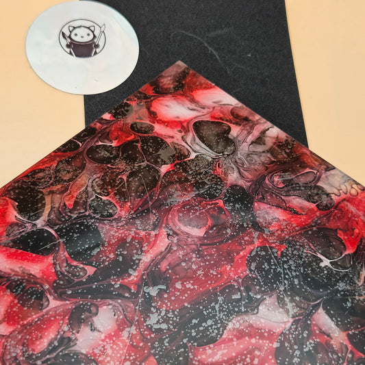 Red and Black Tides Acrylic Sheet