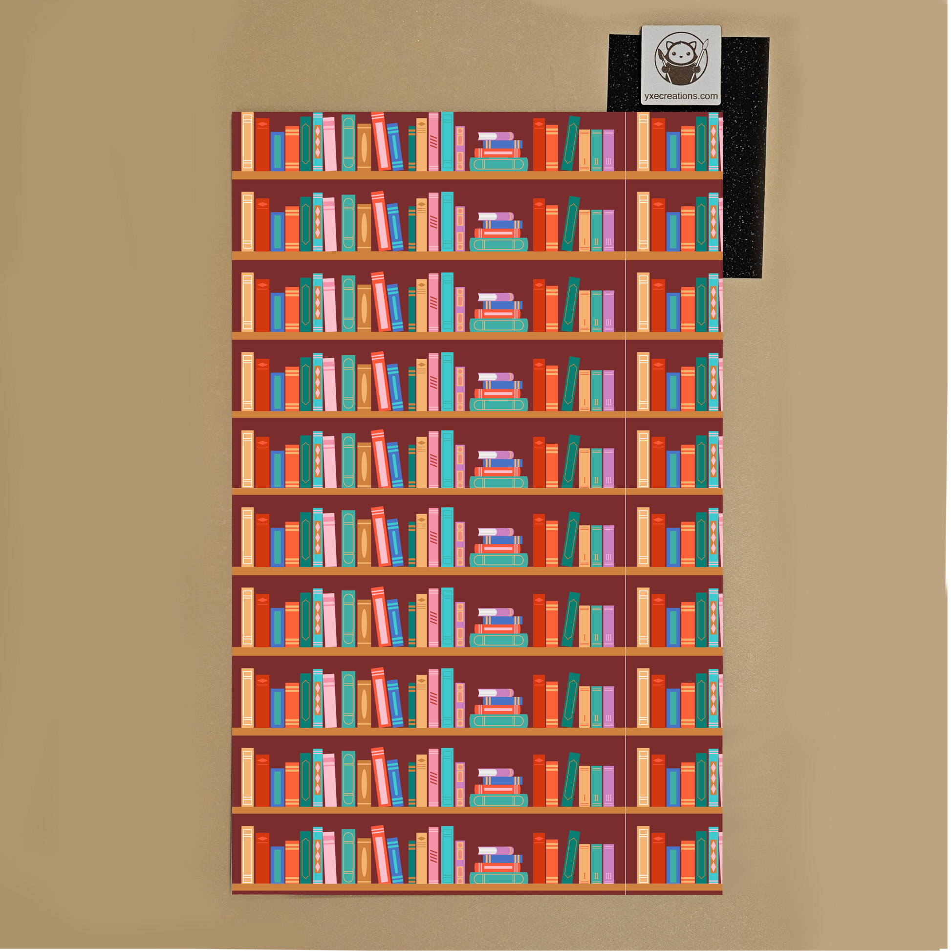 Next Level Sheets - Printed Acrylic and Plywood -  Simple Bookshelves Preview