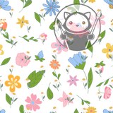 Bright Scattered Flowers - Next Level Sheet