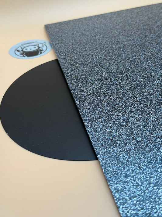 Sparkly Black Glitter Acrylic Sheet from YXE Creations Craft Hub
